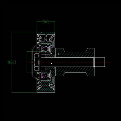 184025 F-556147 IKCO:K914562588A IK0060096 Samand PSA EF7 1.7L PSA EF7 1.7L idler assembly Roller